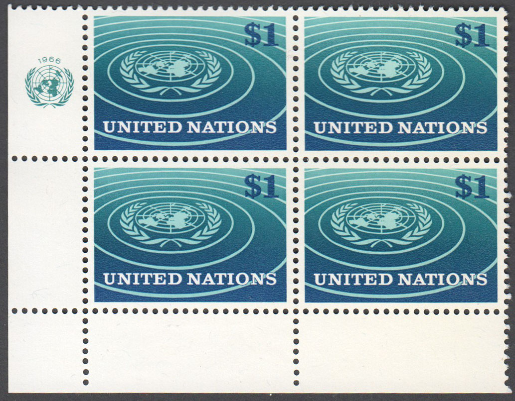 United Nations New York Scott 150 Mint (A4-6) LL - Click Image to Close